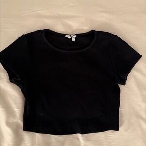 LAST CHANCE! Princess Polly Classic Black Crop Top